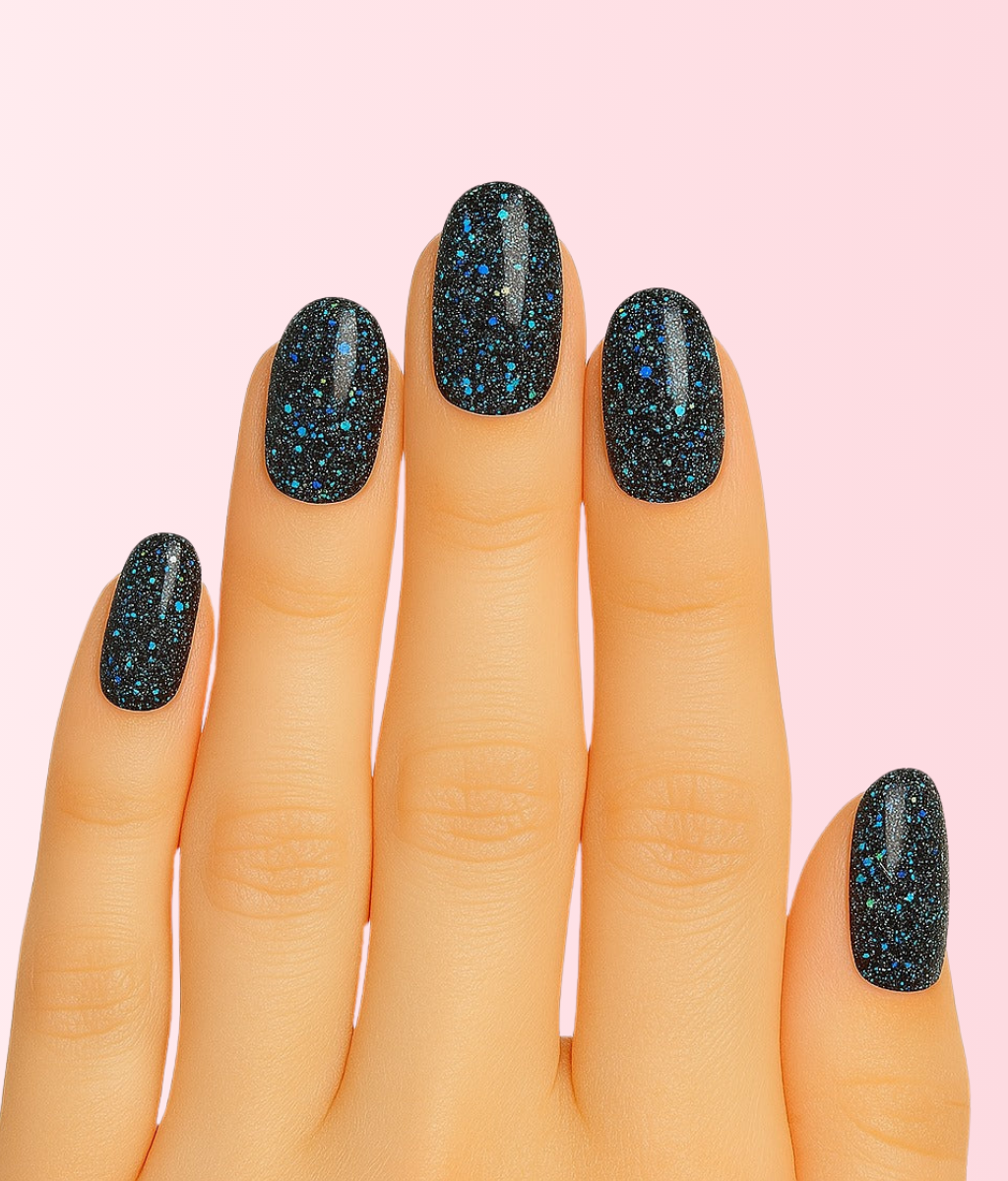 Noir galaxie pailleté